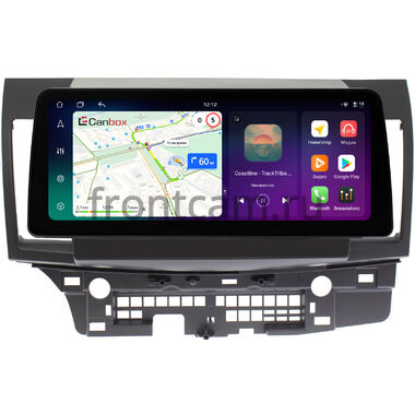 Mitsubishi Lancer 10 2007-2017 (для авто с Rockford) 12.3 дюйма Canbox PRO-Line 4331-1047 на Android 13 (4G-SIM, 6/128, DSP, QLed) BMW Style