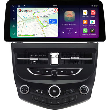 Honda Accord 7 2002-2008 12.3 дюйма Canbox H-Line 8810-1415 на Android 14 (4G-SIM, 8/128, DSP, QLed) BMW Style