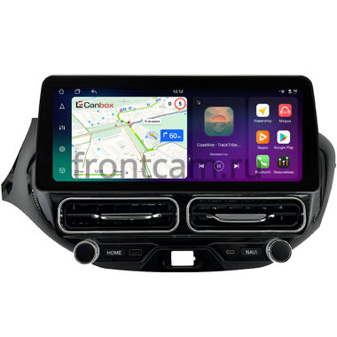 Lada Vesta SW Cross, Vesta 2015-2022 (для авто без Enjoy, Вид 3)  12.3 дюйма Canbox PRO-Line 4333-1687 на Android 13 (4G-SIM, 12/256, DSP, QLed) BMW Style