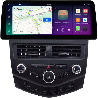 Honda Accord 7 2002-2008 12.3 дюйма Canbox PRO-Line 4331-2286 на Android 13 (4G-SIM, 6/128, DSP, QLed) BMW Style