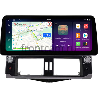 Toyota Land Cruiser Prado 150 2009-2013 (для авто без монитора, Тип 1) 12.3 дюйма Canbox PRO-Line 4333-2541 на Android 13 (4G-SIM, 12/256, DSP, QLed) BMW Style