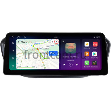 Lada Vesta (NG), Aura 2024-2025 (черная, матовая) 12.3 дюйма Canbox PRO-Line 4332-9-9820 на Android 13 (4G-SIM, 8/256, DSP, QLed) BMW Style