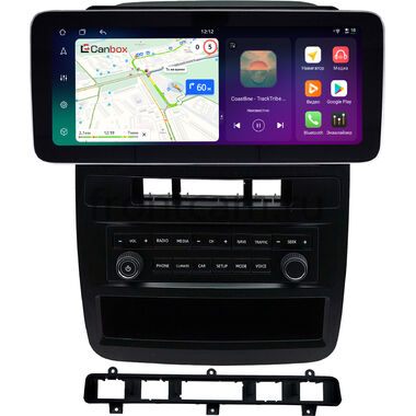 Volkswagen Touareg 2 2010-2018 (для RCD 550) 12.3 дюйма Canbox PRO-Line 4343-0241 на Android 13 (4G-SIM, 12/256, DSP, QLed) Mercedes Style