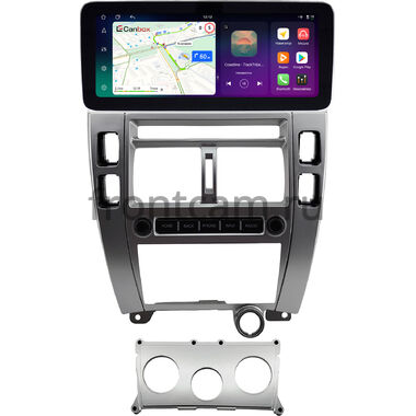 Hyundai Tucson 2004-2010 (серебрянная) 12.3 дюйма Canbox PRO-Line 4341-0586 на Android 13 (4G-SIM, 6/128, DSP, QLed) Mercedes Style