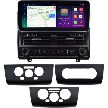 Nissan Tiida 2004-2013 (Тип 2, цвет черный) 12.3 дюйма Canbox H-Line 8863-0592 на Android 14 (4G-SIM, 8/128, DSP, QLed) Mercedes Style