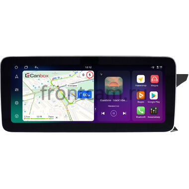 Mercedes-Benz C-klasse (w204) 2011-2015 (руль справа) 12.3 дюйма Canbox H-Line 8863-0925 на Android 14 (4G-SIM, 8/128, DSP, QLed) Mercedes Style