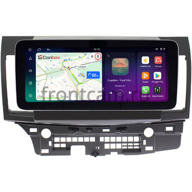Mitsubishi Lancer 10 2007-2017 (для авто без Rockford) 12.3 дюйма Canbox PRO-Line 4342-1021 на Android 13 (4G-SIM, 8/256, DSP, QLed) Mercedes Style