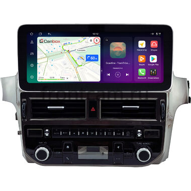 Lexus GX 460 2009-2023 (Тип A+В, Вид 2) 12.3 дюйма Canbox H-Line 8862-1299 на Android 14 (4G-SIM, 6/128, DSP, QLed) Mercedes Style