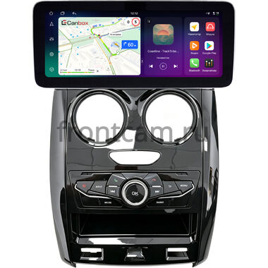 Renault Duster 2015-2021 12.3 дюйма Canbox H-Line 8861-1566 на Android 14 (4G-SIM, 4/64, DSP, QLed) Mercedes Style