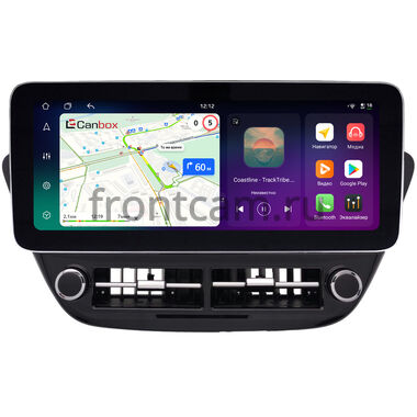 Hyundai Solaris 2 2017-2020 (черная глянцевая) 12.3 дюйма Canbox PRO-Line 4342-1582 на Android 13 (4G-SIM, 8/256, DSP, QLed) Mercedes Style