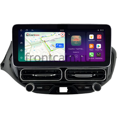 Lada Vesta SW Cross, Vesta 2015-2022 (для авто без Enjoy, Вид 3)  12.3 дюйма Canbox PRO-Line 4342-1687 на Android 13 (4G-SIM, 8/256, DSP, QLed) Mercedes Style