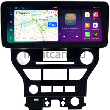 Ford Mustang 6 2014-2023 12.3 дюйма Canbox PRO-Line 4342-2288 на Android 13 (4G-SIM, 8/256, DSP, QLed) Mercedes Style