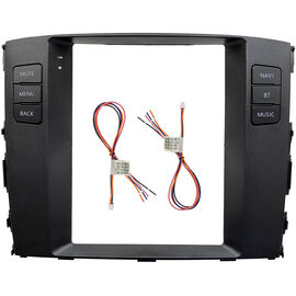 Рамка RM-1312-102/1312-319 DS (Tesla style) 9.7 дюймов для Mitsubishi Pajero 4 2006-2024 (без Rockford) / Pajero 4 2006-2011 (авто c MMCS)