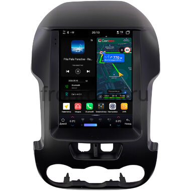 Ford Ranger 3 2011-2015 (черная) Canbox H-Line (Tesla style) 9.7 дюймов 6/128 6623-1312-104 на Android 14 (4G-SIM, DSP, QLed)