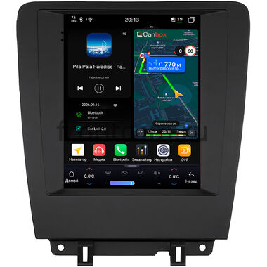 Ford Mustang 5 2009-2014 Canbox H-Line (Tesla style) 9.7 дюймов 6/128 6623-1312-112 на Android 14 (4G-SIM, DSP, QLed)