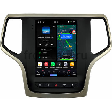 Jeep Grand Cherokee 4 (WK2) 2013-2022 Canbox H-Line (Tesla style) 9.7 дюймов 8/128 6624-1312-114 на Android 14 (4G-SIM, DSP, QLed)