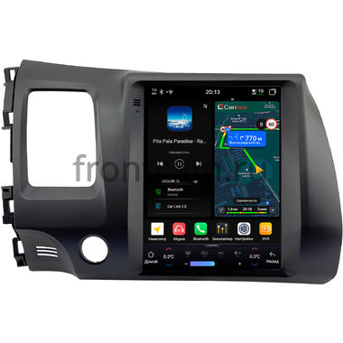 Honda Civic 8 4D 2005-2012 (седан) Canbox H-Line (Tesla style) 9.7 дюймов 6/128 6623-1312-120 на Android 14 (4G-SIM, DSP, QLed)