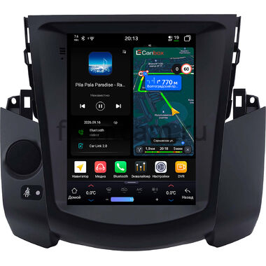 Toyota RAV4 (XA30) 2005-2016 (авто с климат-контролем) Canbox H-Line (Tesla style) 9.7 дюймов 6/128 6623-1312-13 на Android 14 (4G-SIM, DSP, QLed)