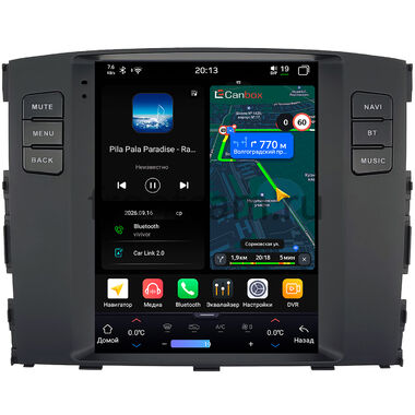 Mitsubishi Pajero 4 2011-2024 (авто c Rockford) Canbox H-Line (Tesla style) 9.7 дюймов 4/64 6622-1312-318 на Android 14 (4G-SIM, DSP, QLed)