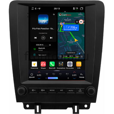 Ford Mustang 5 2009-2014 Canbox H-Line (Tesla style) 9.7 дюймов 8/128 6624-1312-135 на Android 14 (4G-SIM, DSP, QLed)