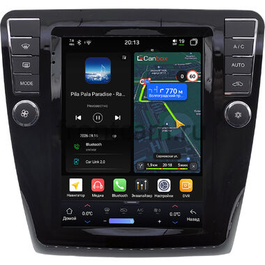 Skoda Superb 2 (B6) 2008-2015 Canbox H-Line (Tesla style) 9.7 дюймов 8/128 6624-1312-144 на Android 14 (4G-SIM, DSP, QLed)