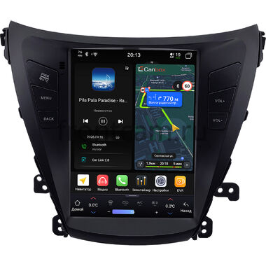 Hyundai Elantra 5 (MD) 2013-2016 Canbox H-Line (Tesla style) 9.7 дюймов 6/128 6623-1312-153 на Android 14 (4G-SIM, DSP, QLed)
