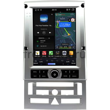 Peugeot 407 2004-2011 (серебристая) Canbox H-Line (Tesla style) 9.7 дюймов 4/64 6622-1312-173 на Android 14 (4G-SIM, DSP, QLed)