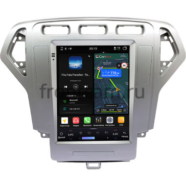 Ford Mondeo 4 2006-2010 (серебряная) Canbox H-Line (Tesla style) 9.7 дюймов 4/64 6622-1312-190 на Android 14 (4G-SIM, DSP, QLed)