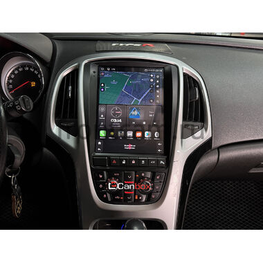 Opel Astra J 2009-2018, Astra GTC J 2011-2015 (авто с кнопкой SPORT) Canbox PRO-Line (Tesla style) 9.7 дюймов 12/256 7884-1312-198 на Android 13 (4G-SIM, DSP, QLed)