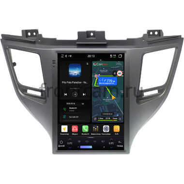 Hyundai Tucson 3 2015-2018 (Тип A) Canbox H-Line (Tesla style) 9.7 дюймов 8/128 6624-1312-24 на Android 14 (4G-SIM, DSP, QLed)