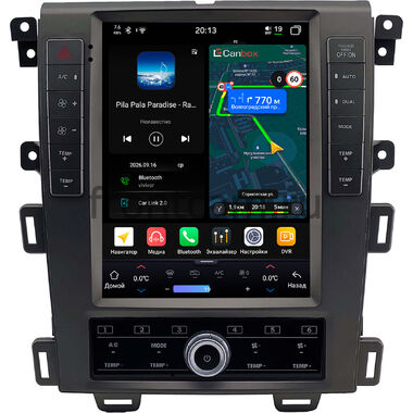 Ford Edge 2013-2015 (Тип 1) Canbox H-Line (Tesla style) 9.7 дюймов 4/64 6622-1312-244 на Android 14 (4G-SIM, DSP, QLed)