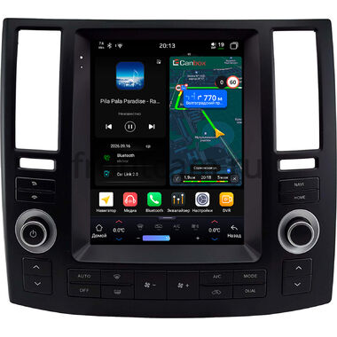 Infiniti FX35 (S50), FX45 (S50) 2006-2009 (черная) Canbox H-Line (Tesla style) 9.7 дюймов 4/64 6622-1312-289 на Android 14 (4G-SIM, DSP, QLed)