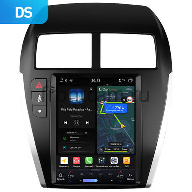 Mitsubishi ASX, Outlander Sport, RVR 3 2010-2019 Canbox H-Line (Tesla style) 9.7 дюймов 6/128 6623-1312-29 на Android 14 (4G-SIM, DSP, QLed)