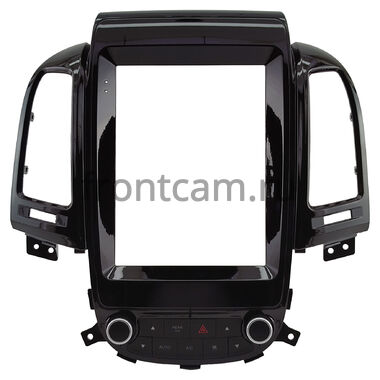 Hyundai Santa Fe 2 2005-2012 (глянцевая, авто с климат контролем) Canbox PRO-Line (Tesla style) 9.7 дюймов 4/64 7881-1312-296 на Android 13 (4G-SIM, DSP, QLed)