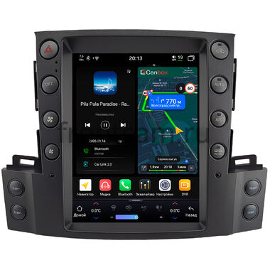 Lexus LX 570 2007-2015 (Тип B, can BSJ) Canbox H-Line (Tesla style) 9.7 дюймов 6/128 6623-1312-298 на Android 14 (4G-SIM, DSP, QLed)
