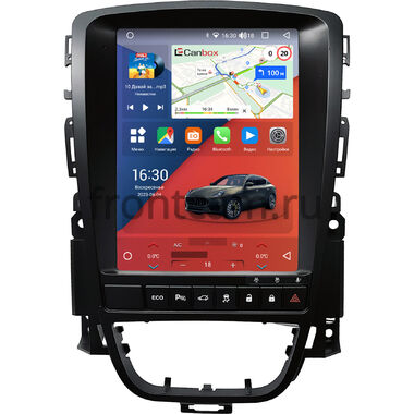 Opel Astra J 2009-2018, Astra GTC J 2011-2015 (с индикацией ремня и кнопкой ECO) Canbox H-Line (Tesla style) 9.7 дюймов 4/32 5621-1312-320 на Android 10 (4G-SIM, DSP, QLed)