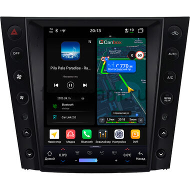 Lexus GS 3 2004-2011 (для авто с кассетой) Canbox H-Line (Tesla style) 9.7 дюймов 4/64 6622-1312-314 на Android 14 (4G-SIM, DSP, QLed)