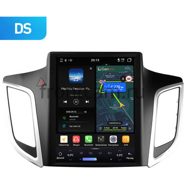 Hyundai Creta 2016-2021 Canbox H-Line (Tesla style) 9.7 дюймов 4/64 6622-1312-33 на Android 14 (4G-SIM, DSP, QLed)