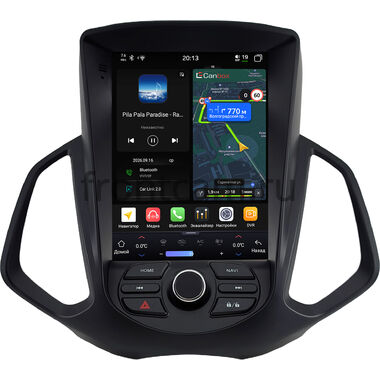 Ford Ecosport 2014-2018 Canbox H-Line (Tesla style) 9.7 дюймов 6/128 6623-1312-336 на Android 14 (4G-SIM, DSP, QLed)