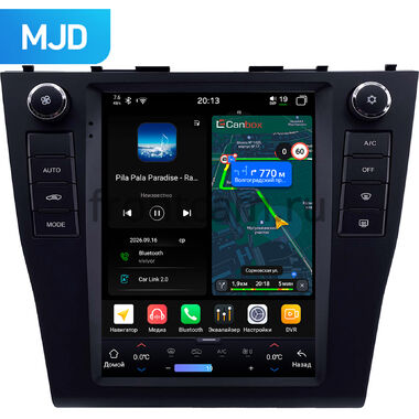 Toyota Camry XV40 2006-2011 Canbox H-Line (Tesla style) 9.7 дюймов 4/64 6622-1312-67 на Android 14 (4G-SIM, DSP, QLed)