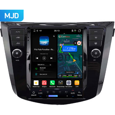 Nissan Qashqai 2, X-Trail (T32) 2013-2022 (для авто с 1 камерой, без NAVI, без кругового обзора) Canbox H-Line (Tesla style) 9.7 дюймов 4/64 6622-1312-69 на Android 14 (4G-SIM, DSP, QLed)