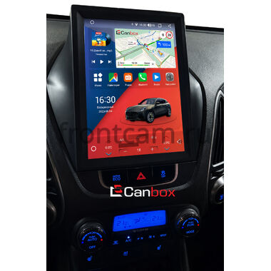 Hyundai ix35, Tucson 2 2009-2015 (Тип C) Canbox H-Line (Tesla style) 9.7 дюймов 6/128 5627-1312-81 на Android 10 (4G-SIM, DSP, QLed)