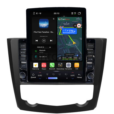 Renault Kadjar 2015-2024 Canbox H-Line 6612-9-6160 на Android 14 (4G-SIM, 4/64, DSP, QLed, Tesla)
