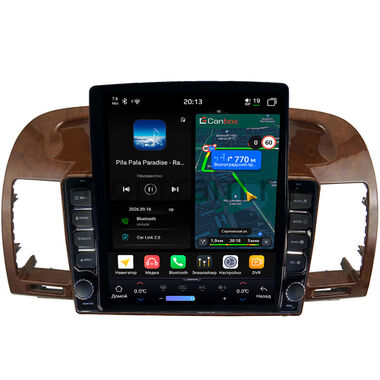 Toyota Camry XV30 2001-2006 (под дерево) Canbox H-Line 6612-9-961 на Android 14 (4G-SIM, 4/64, DSP, QLed, Tesla)