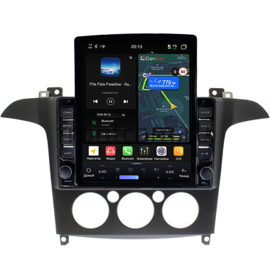 Ford S-Max, Galaxy 2 2006-2015 (авто без климат-контроля) Canbox H-Line 6613-9-FR098N на Android 14 (4G-SIM, 6/128, DSP, QLed, Tesla)