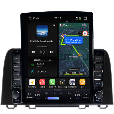 Honda CR-V 5 2016-2024, Breeze 2019-2022 Canbox H-Line 6612-9-0099 (черная) на Android 14 (4G-SIM, 4/64, DSP, QLed, Tesla)