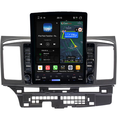 Mitsubishi Lancer 10 2007-2017 Canbox H-Line 6612-9-MI113N на Android 14 (4G-SIM, 4/64, DSP, QLed, Tesla)