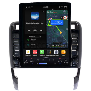 Porsche Cayenne (955) 2002-2007, Cayenne (957) 2007-2010 Canbox H-Line 6613-9-366 на Android 14 (4G-SIM, 6/128, DSP, QLed, Tesla)