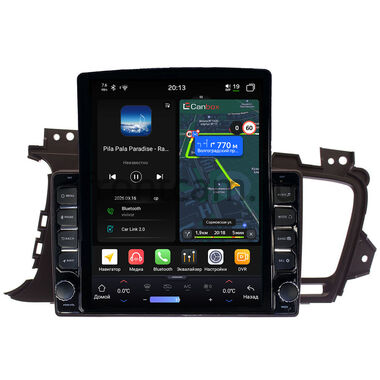 Kia Optima 3, K5 2010-2013 Canbox H-Line 6613-9015 на Android 14 (4G-SIM, 6/128, DSP, QLed, Tesla) для авто без камеры