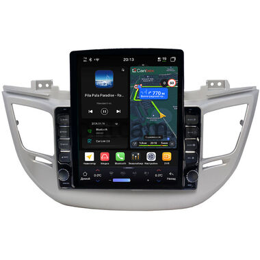 Hyundai Tucson 3 2015-2018 Canbox H-Line 6613-9042 на Android 14 (4G-SIM, 6/128, DSP, QLed, Tesla) для авто с камерой